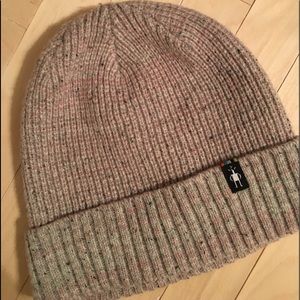 Smartwool winter wool hat, light purple multicolor